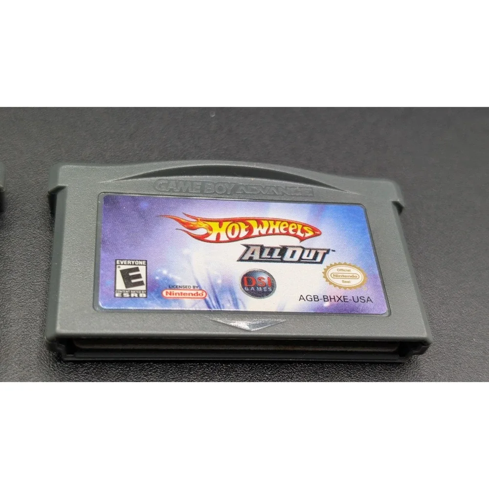 Nintendo GameBoy Advance Game Lot Of 3 (Hot Wheels, Quad, Monster Trucks)